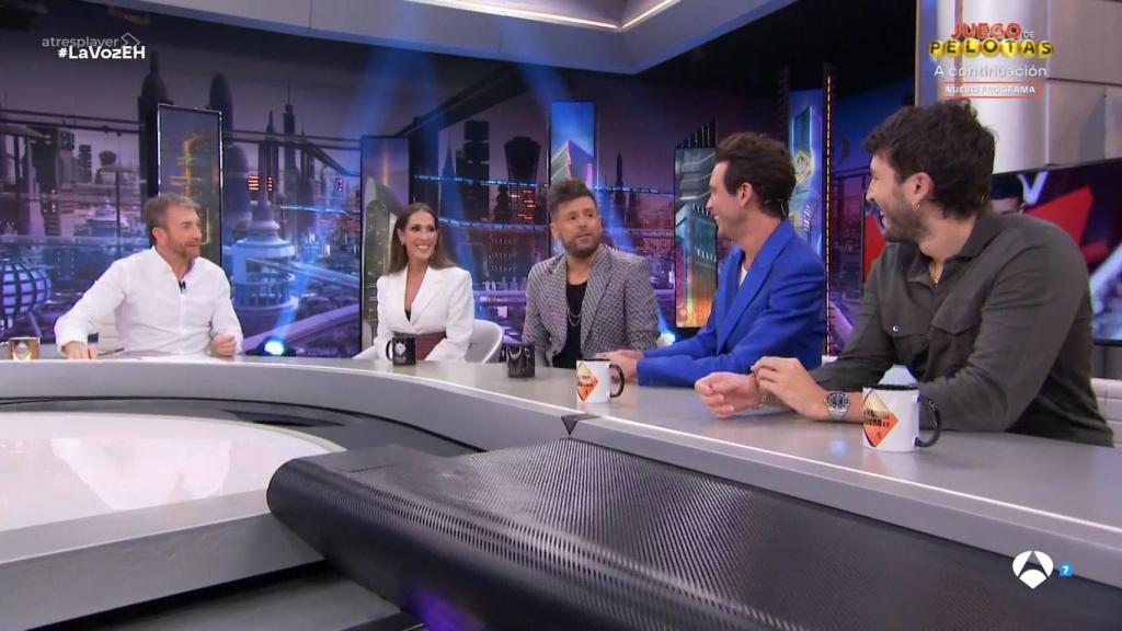 Malú, Mika, Sebastián Yatra y Pablo López en 'El Hormiguero'.