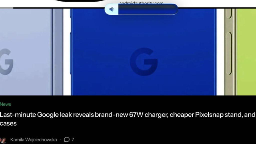 Barra de volumen en iOS con el iPhone en horizontal