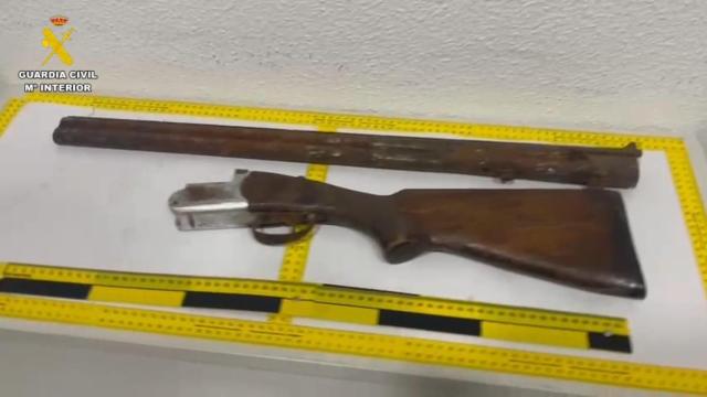 El arma del doble homicidio de Carmona.