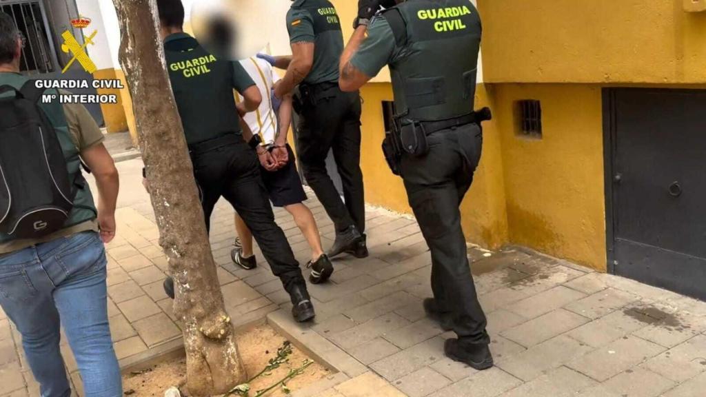 Uno de los detenidos por la Guardia Civil en el crimen de Carmona.