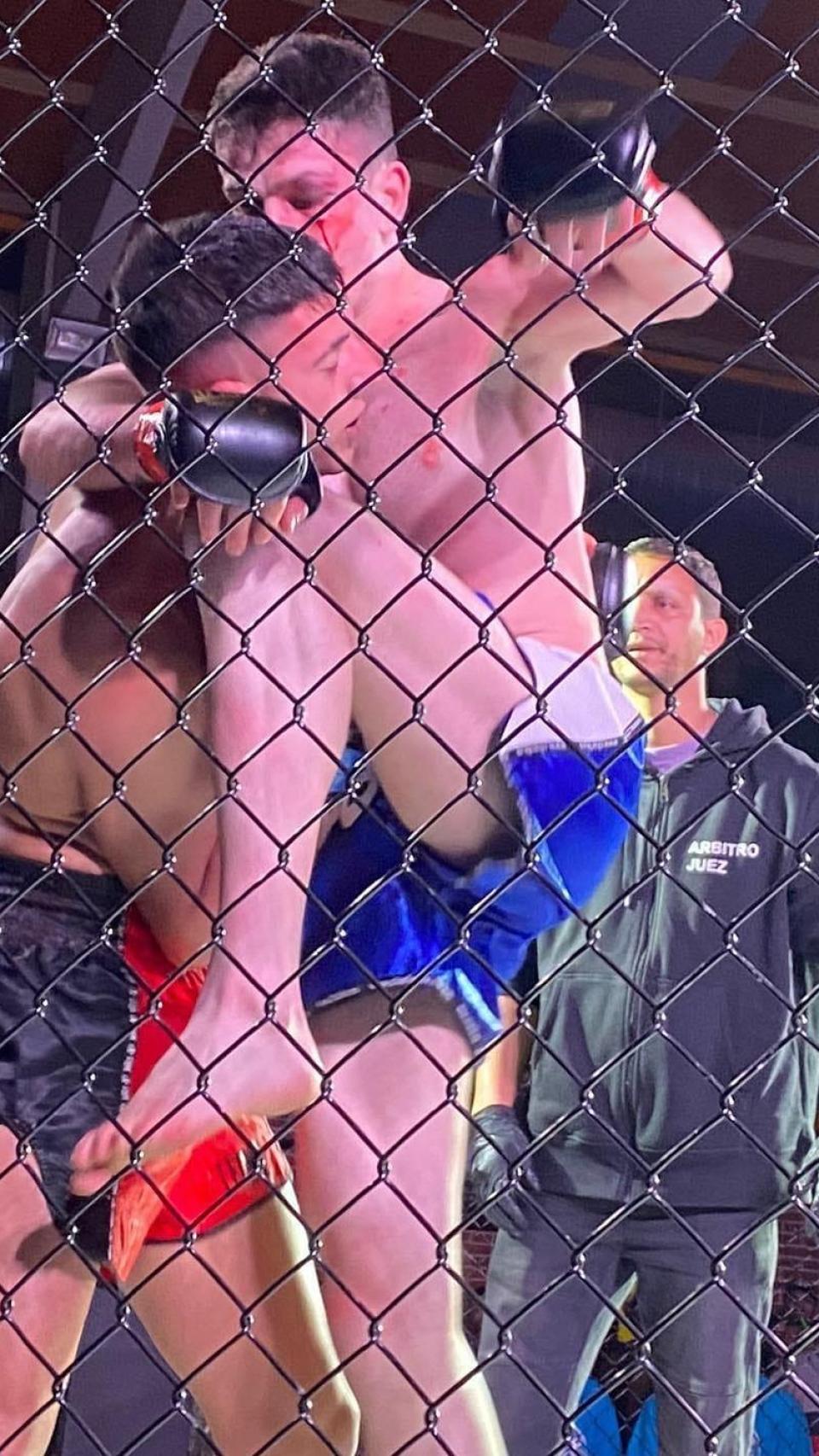 Rubén en una competición