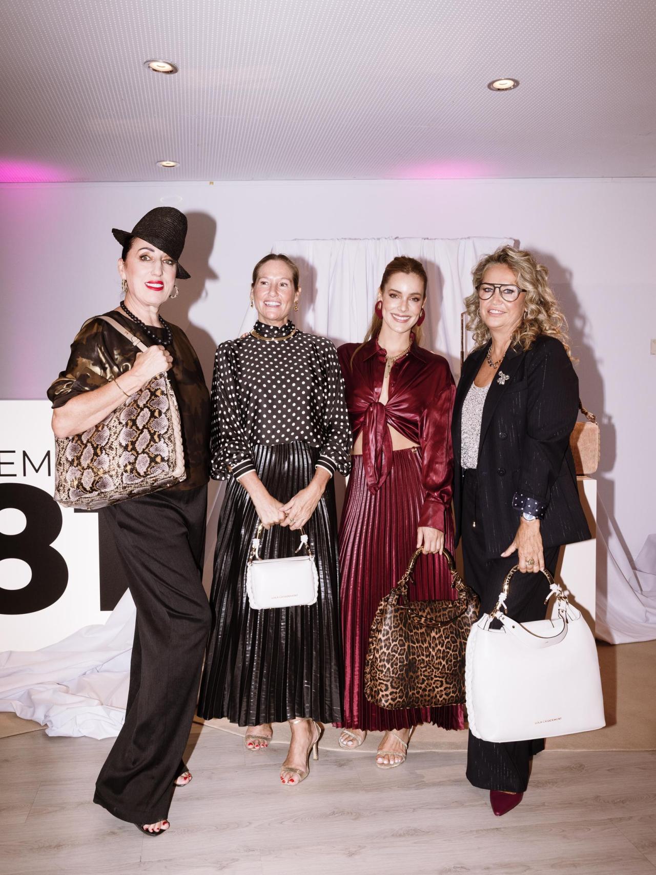 Rossy de Palma, Fiona Ferrer, Alejandra Onieva y Maite Casademunt, durante el evento.