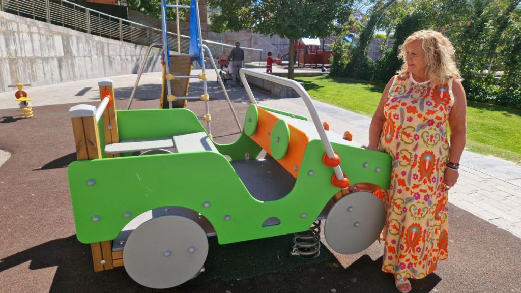 Teruel renueva sus parques infantiles.