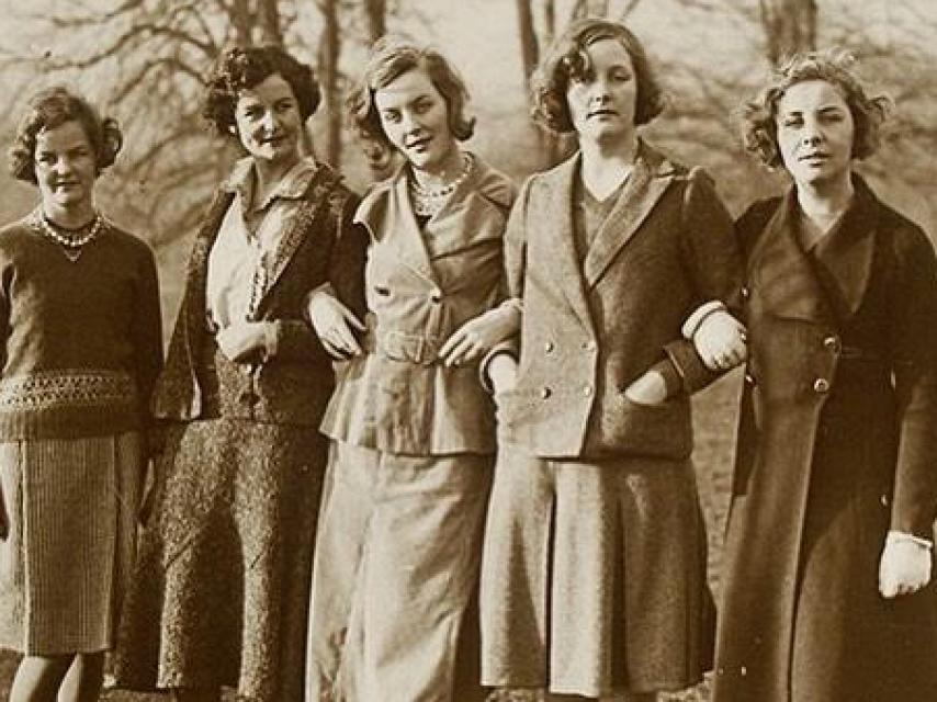 Las aristócratas británicas, en una foto de archivo.
