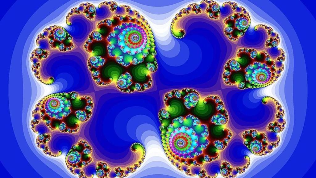 'Julia set', una imagen creada con geometría de fractales. Foto: Wikimedia commons