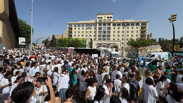 Huelga de médicos en Andalucía del pasado 13 de junio.