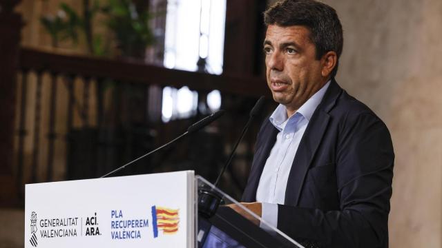 Carlos Mazón, en la presentación del 'gemelo digital'. Rober Solsona/Europa Press