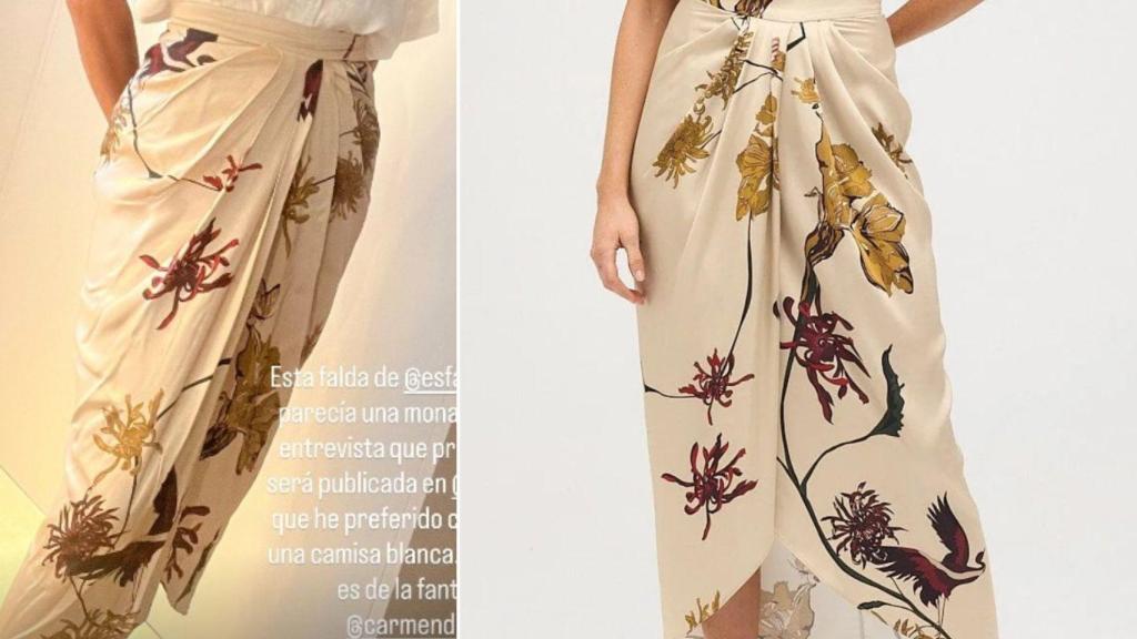 La falda de Mariló Montero.