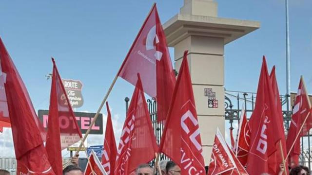 Imagen de archivo de una huelga organizada por CCOO