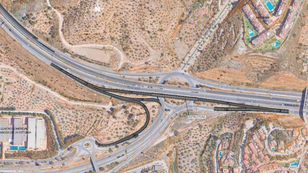 Enlace de La Cala del Moral.