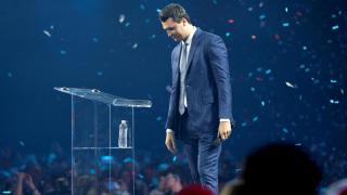 Charlie Kirk, en la conferencia del America Fest del año pasado en Arizona.