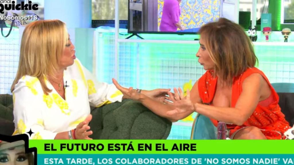 María Patiño y Belén Esteban en ‘No somos nadie’.