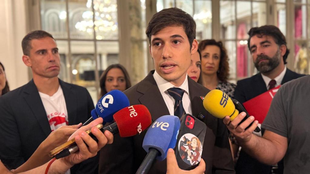 El portavoz del PSPV en el Ayuntamiento, Borja Sanjuán. EE