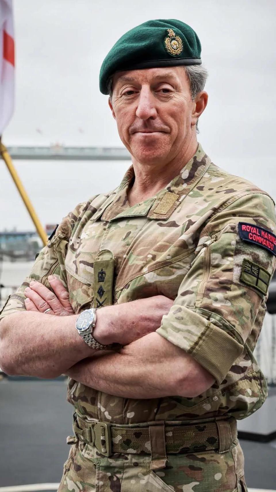 Sir Gwyn Jenkins, jefe de Estado Mayor de la Marina británica