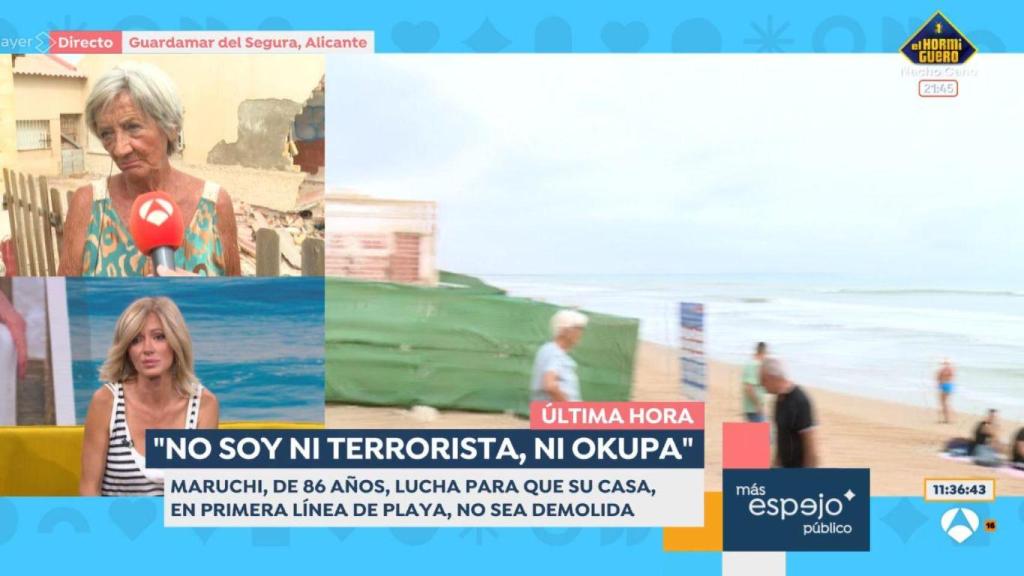 Maruchi en el programa 'Espejo Público'