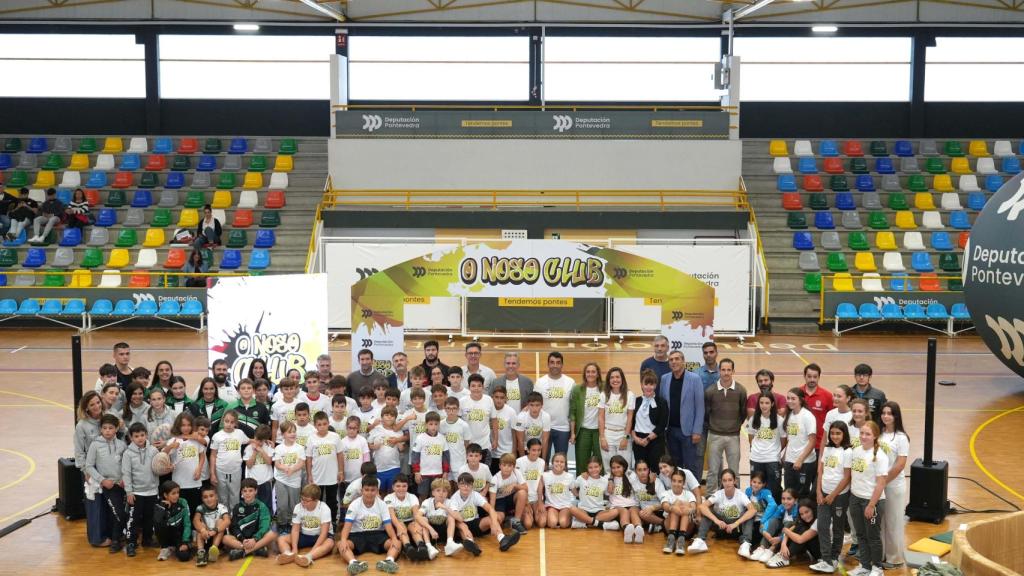 La Diputación de Pontevedra pone en marcha el programa O Noso Club para fomentar el deporte en la infancia