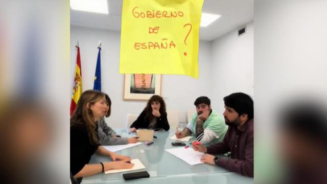 Imagen del vídeo publicado por La Moncloa en TikTok