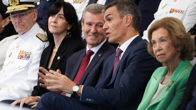 La reina Sofía protagoniza el acto de botadura de la nueva fragata F-111 Bonifaz en Ferrol