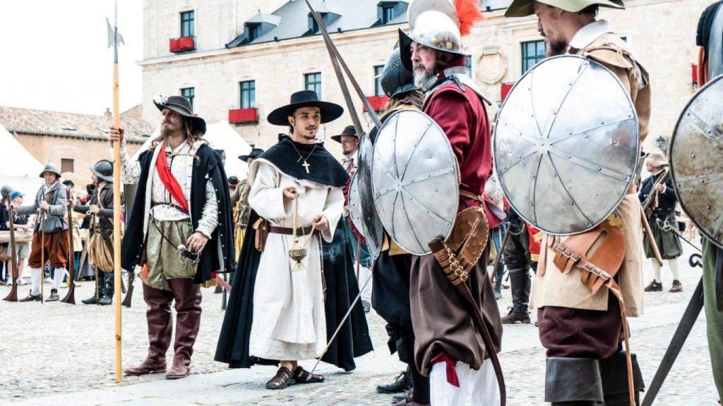 Recreación histórica de un evento del siglo XVI de la Asociación Histórico-Cultural Voluntarios de Madrid.