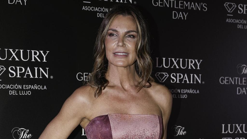 Mar Flores, en el photocall de una gala.