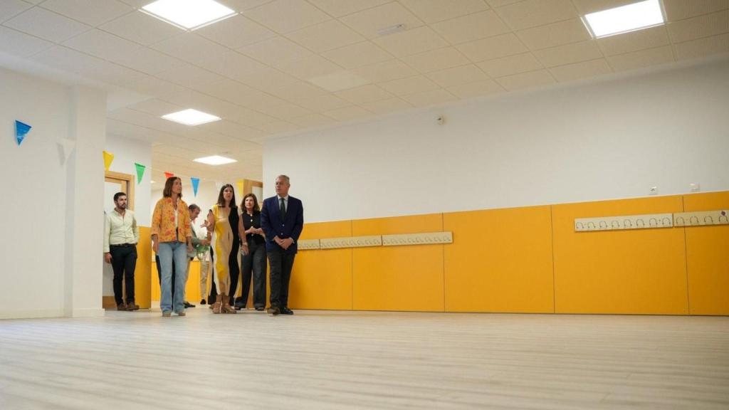 Una de las nuevas aulas infantiles del CEIP Adriano de Pino Montano.