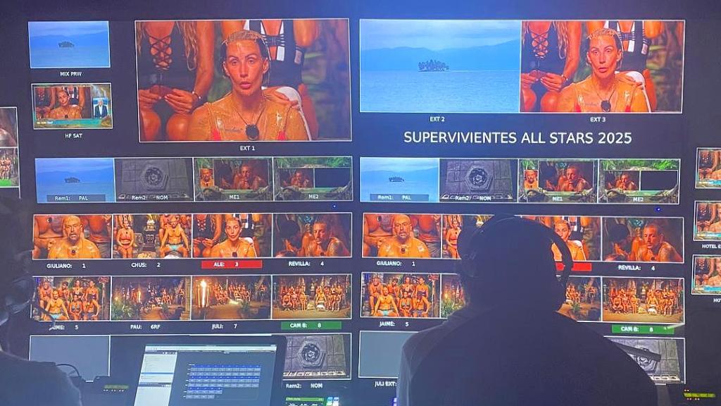 El control de realización de 'Supervivientes: All Stars'.