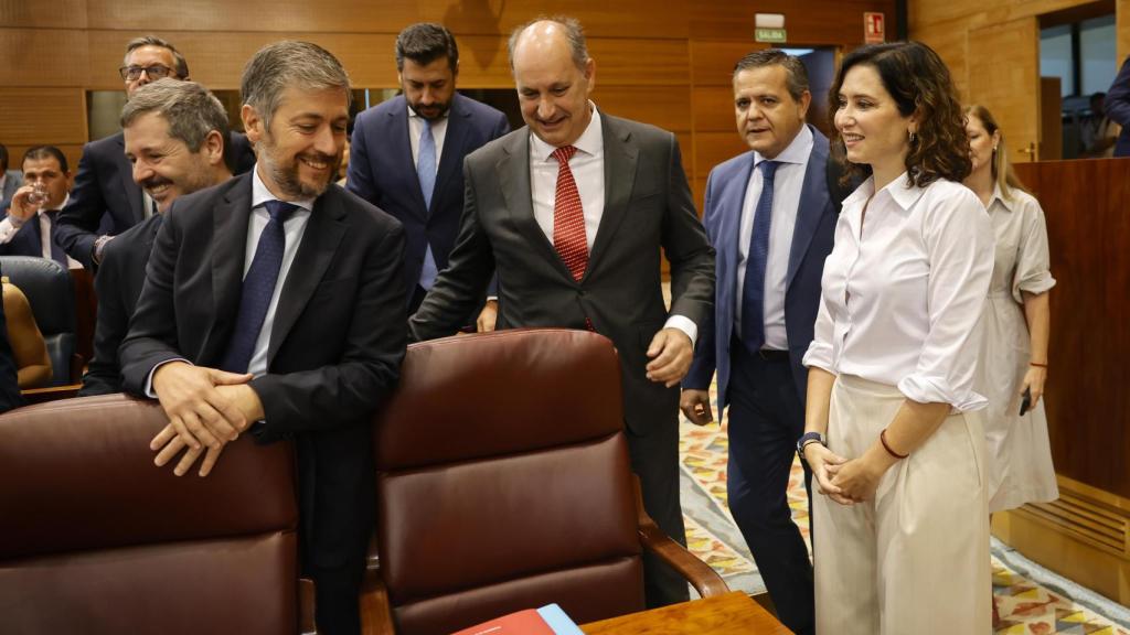 Isabel Díaz Ayuso este viernes en el Debate del Estado de la Región.