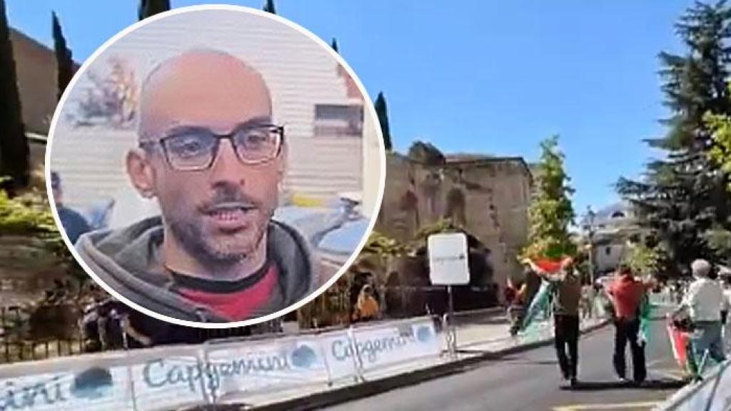 Jorge Lebrero y la irrupción en la crono de Valladolid