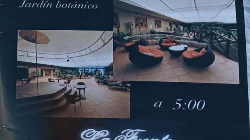 Anuncio de un prostículo en el programa de fiestas de Bergondo