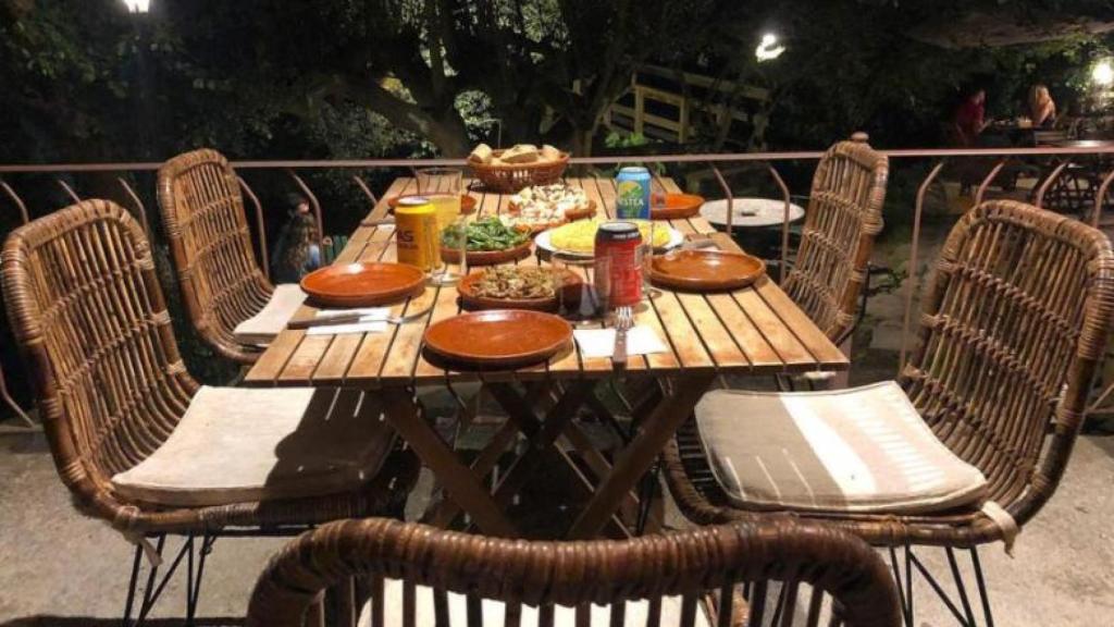 Una cena en O Muíño Vello