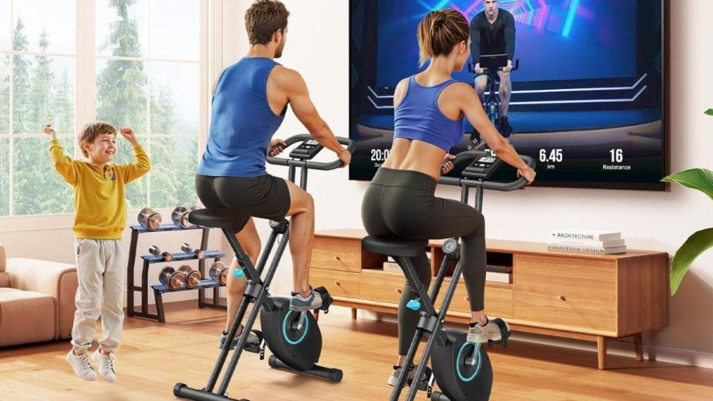 Adiós excusas: esta es la bicicleta estática perfecta para entrenar en casa y cabe en cualquier rincón