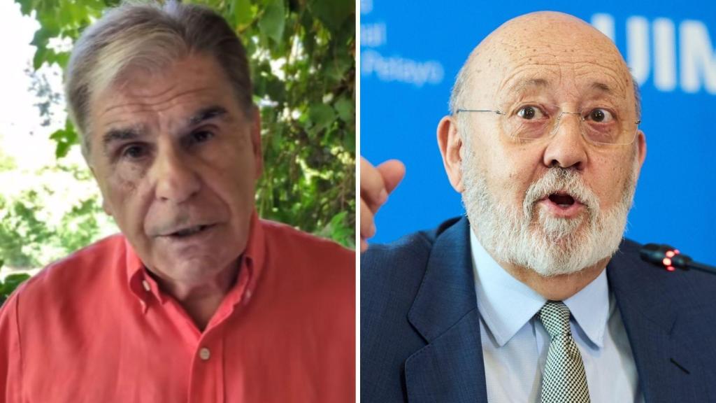 Pedro Ruiz y Tezanos, en un fotomontaje