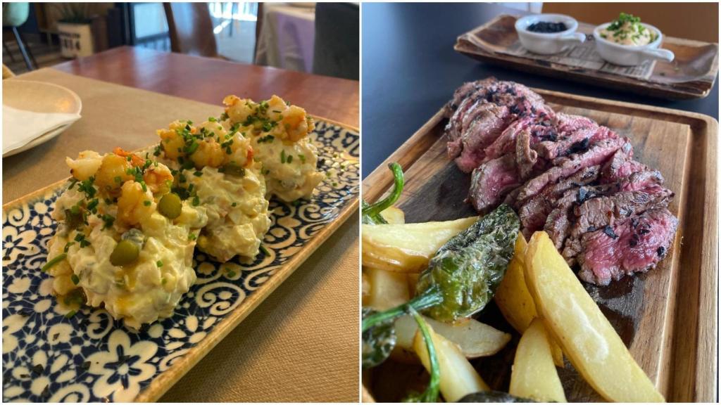 Ensaladilla y carrilleras de el Taller de Sastrería en A Coruña