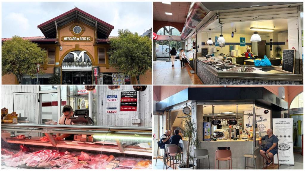 El mercado de Bouzas y sus tres negocios