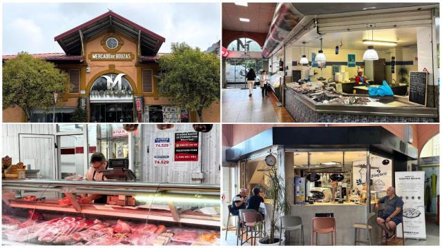 El mercado de Bouzas y sus tres negocios