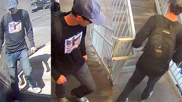 El sospechoso del asesinato de Charlie Kirk, en una fotos distribuidas por el FBI.