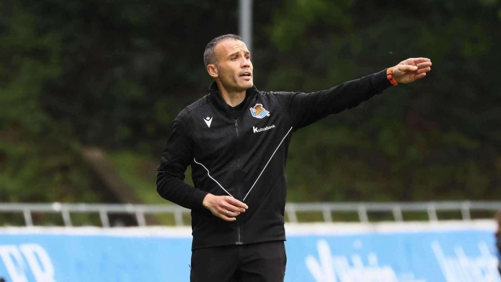 Sergio Francisco, nuevo entrenador de la Real Sociedad.