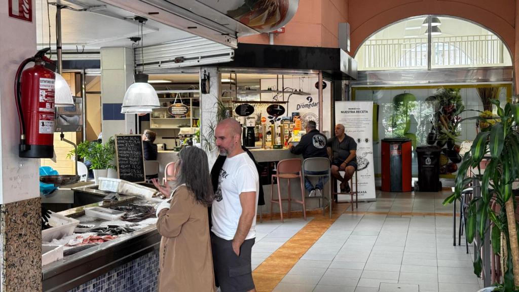 Interior del mercado de Bouzas, Vigo