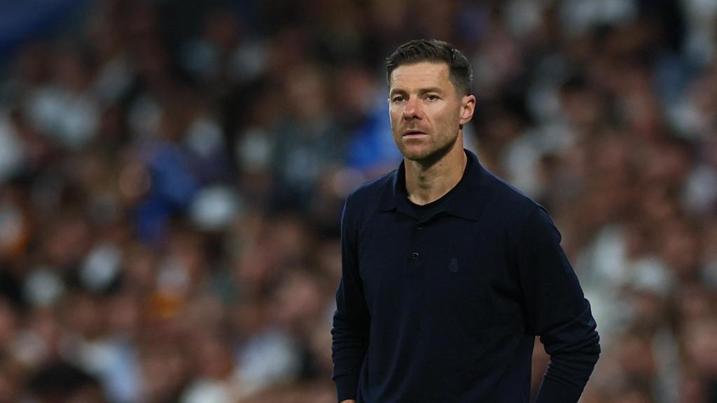 Xabi Alonso, durante un partido con el Real Madrid.