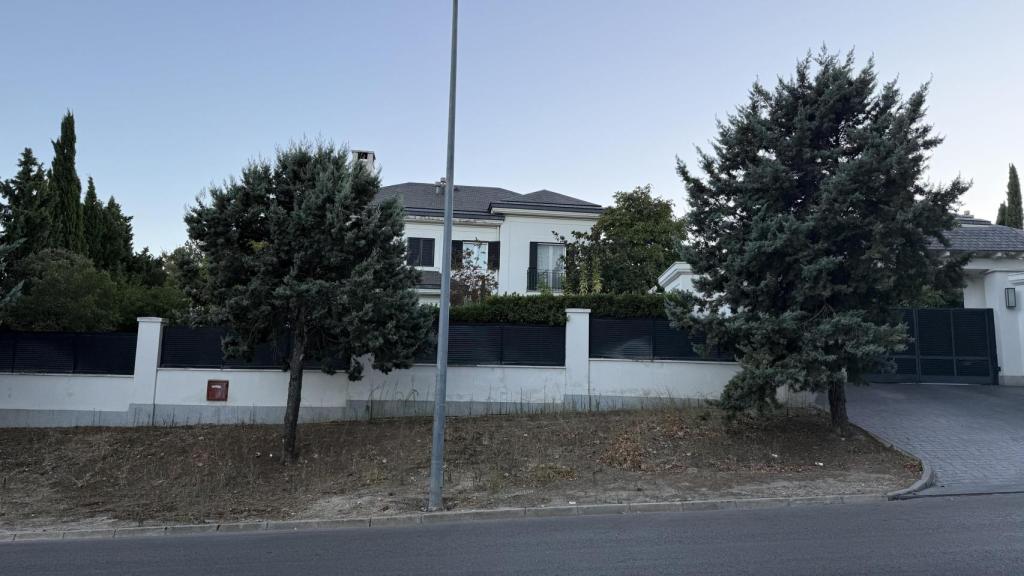 Imagen actual de la que fue la casa de María Teresa Campos, tomada el pasado jueves, día 11 de septiembre.