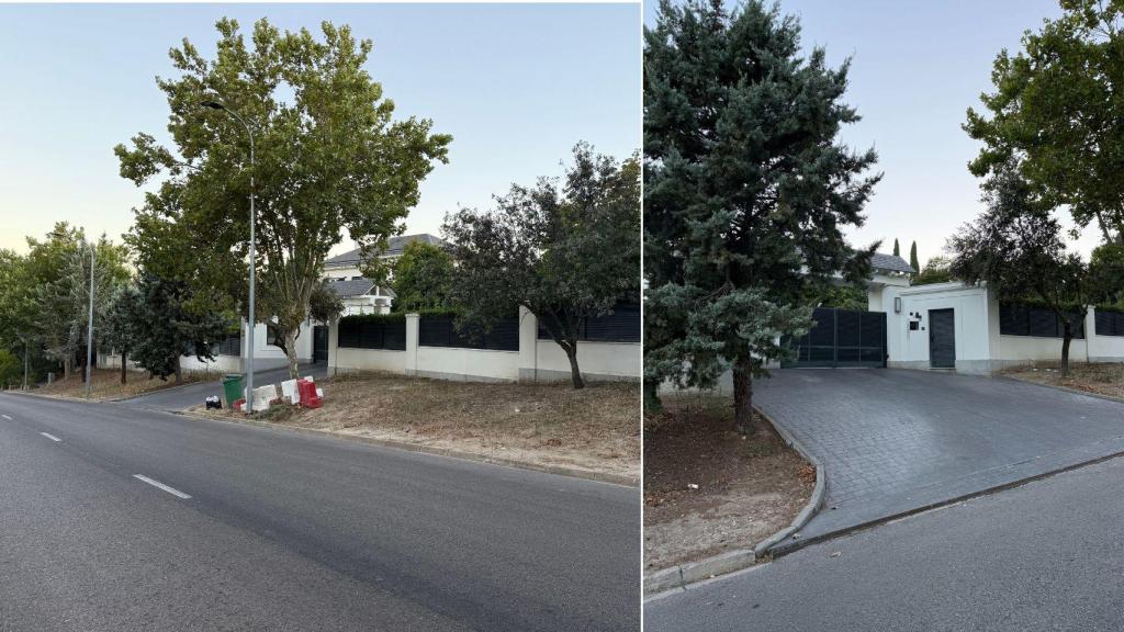 Dos imágenes actuales de la casa que Teresa Campos vendió en 2021.