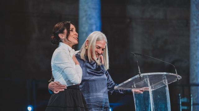 Cruz Sánchez de Lara y Mercedes Wullich en la presentación de la XIII Edición de 'Las Top 100 Mujeres Líderes'.