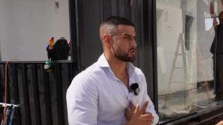 Carlos Sanchís en una entrevista con Adrián G.Martín