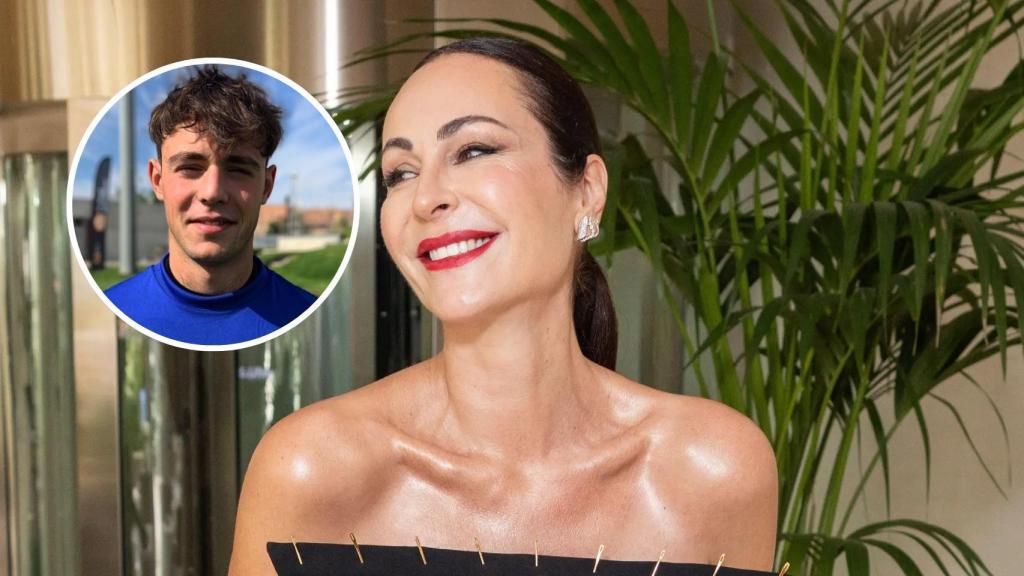 Ana Milán y una foto de su hijo Marco