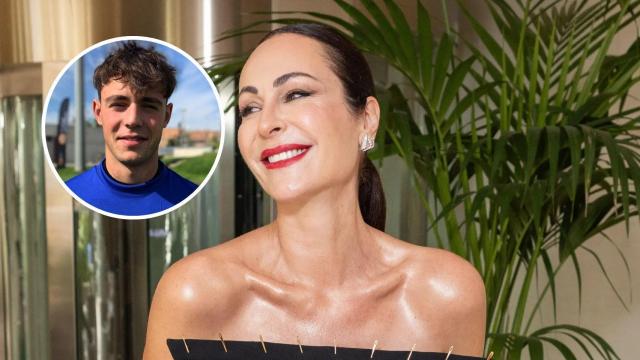 Ana Milán y una foto de su hijo Marco