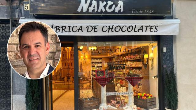 La tienda de Nakoa y Jesús Iborra, empresario zaragozano.