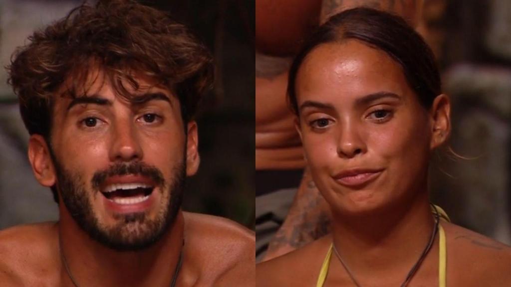 Gloria Camila e Iván González en un fotomontaje de BLUPER.