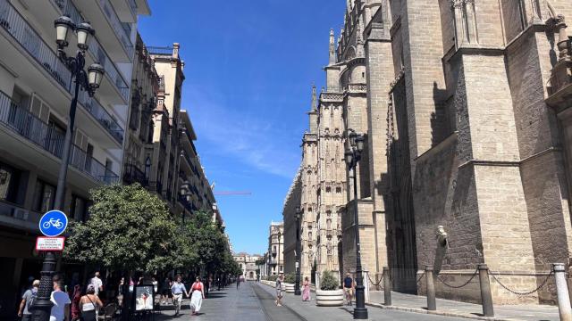 Vista de la Avenida de la Constitución.