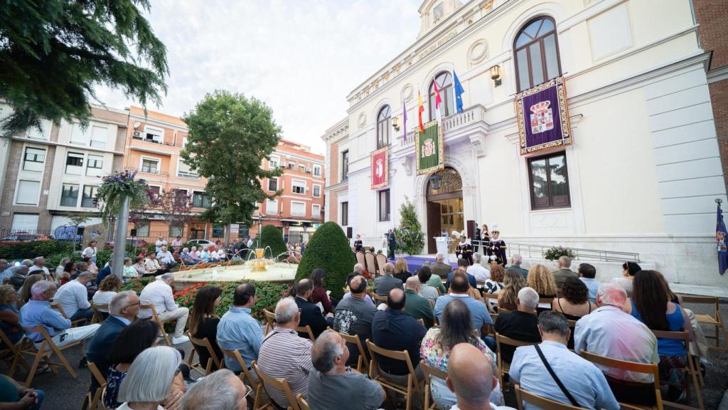 Los alcaldes presentes en el acto.