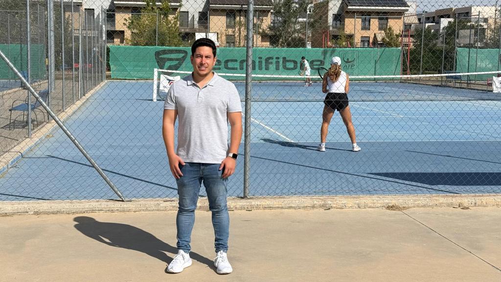 Una actividad de tenis en Santa Marta de Tormes